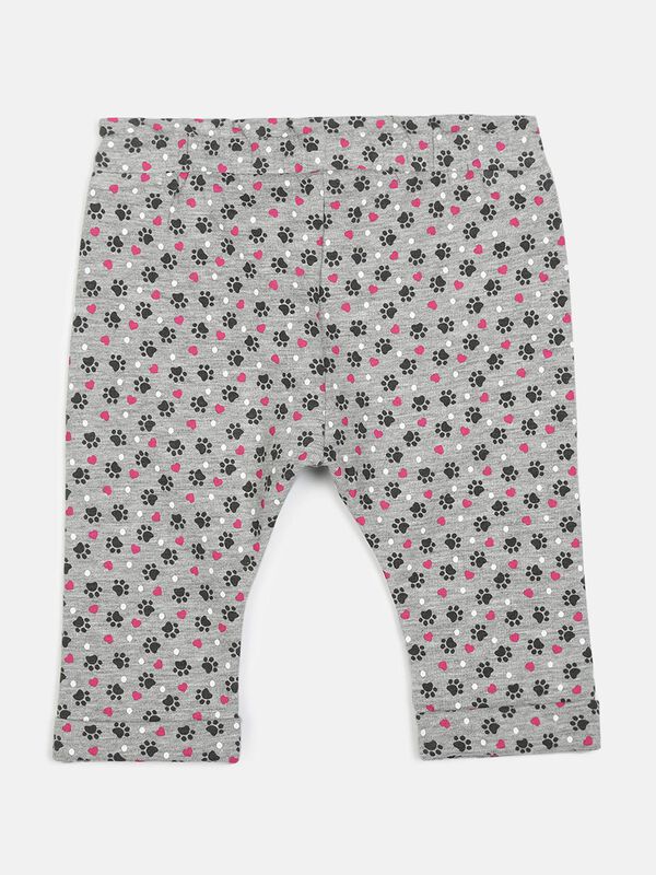 Fleece Long Trousers -All Over Print image number 1
